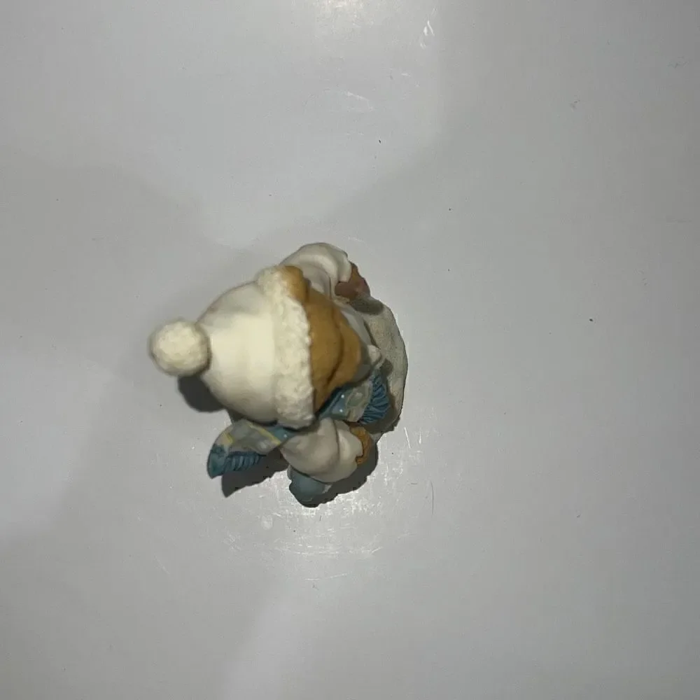 Enesco Cherished Teddies Figurine Earl Model 131873 Warm Hearted Friends Snowman